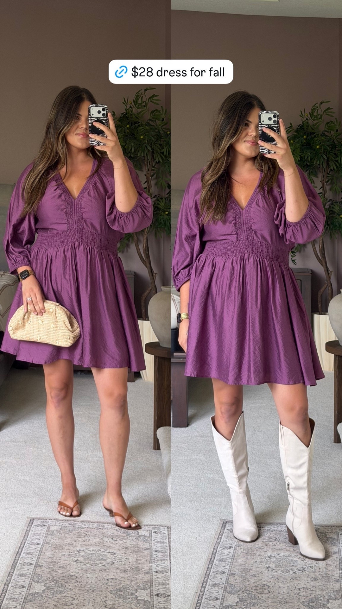 Fall dress under $30, obsessed with this color! Wearing size XL and able to wear a normal bra under it. 

Family photos, teacher, special event, wedding guest midsize, size 12, size 14, mom style, curvy outfit, thick tummy approved