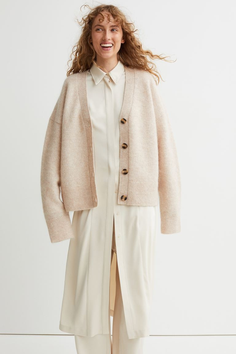 Mohair-blend Cardigan | H&M (US + CA)