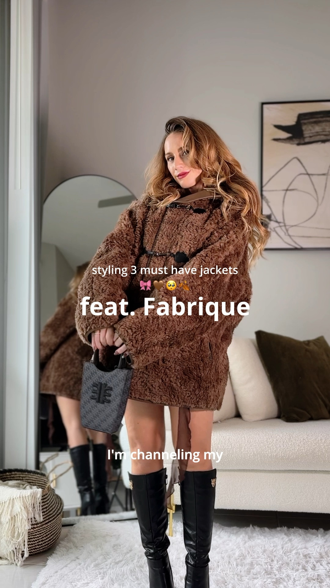 Styling 3 must have jackets with @fabrique 🎀🥀🍂 Everything linked in my bio! 🔗
👸🏼Use my code Christina12 for 12% off
- wearing an XS in everything! 

Pieces in video:
🤎Clémence Shearling Hooded Coat by Andreas Melbostad (sold out in pre-order but definitely worth the wait!)
🥀Coddenham Jacket by Sinha-Stanic
🎀Babila Side Notched Lapel Blazer & Durini Mini Flared Straight Leg Pants by Solal Fabre

#Fabrique #fabriquedesigner #fabs


#LTKHoliday #LTKStyleTip #LTKCyberWeek