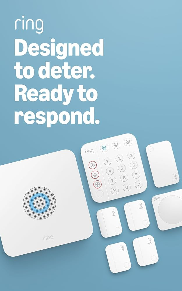 Ring Alarm 8-Piece Kit (newest model), Home or business security system with optional 24/7 profes... | Amazon (US)