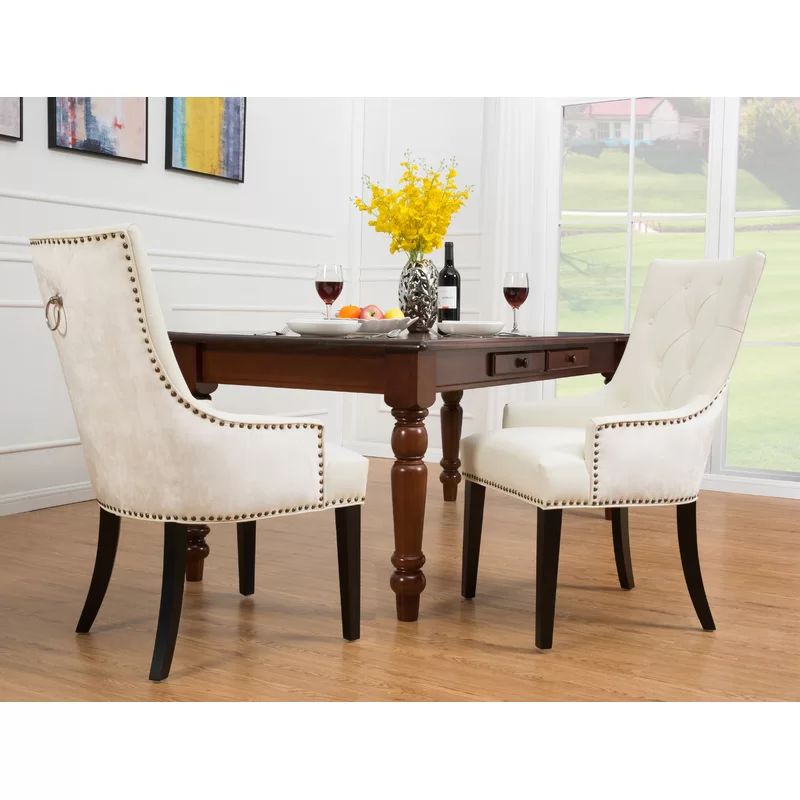Streater Upholstered Dining Chair (Set of 2) | Wayfair North America