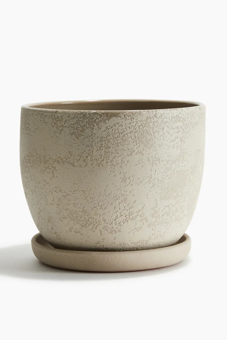Large Terracotta Plant Pot & Saucer | H&M (US + CA)