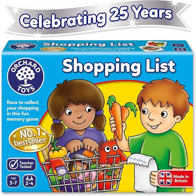 Orchard Toys Shopping List - Educational Memory Game - Age 3-7 - Perfect For Home Learning | Amazon (US)