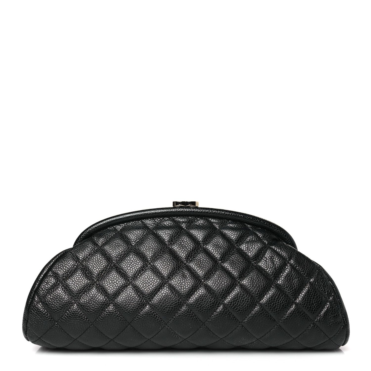 Caviar Quilted Timeless Clutch Black | FASHIONPHILE (US)
