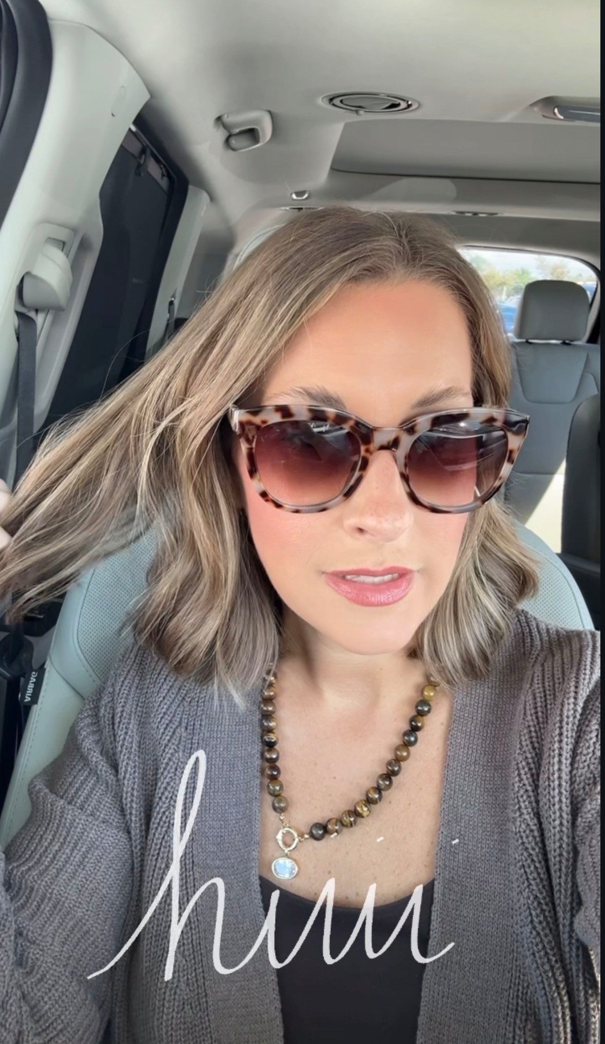 Sunnies & fall cardigan 🍁🤎 love them both!