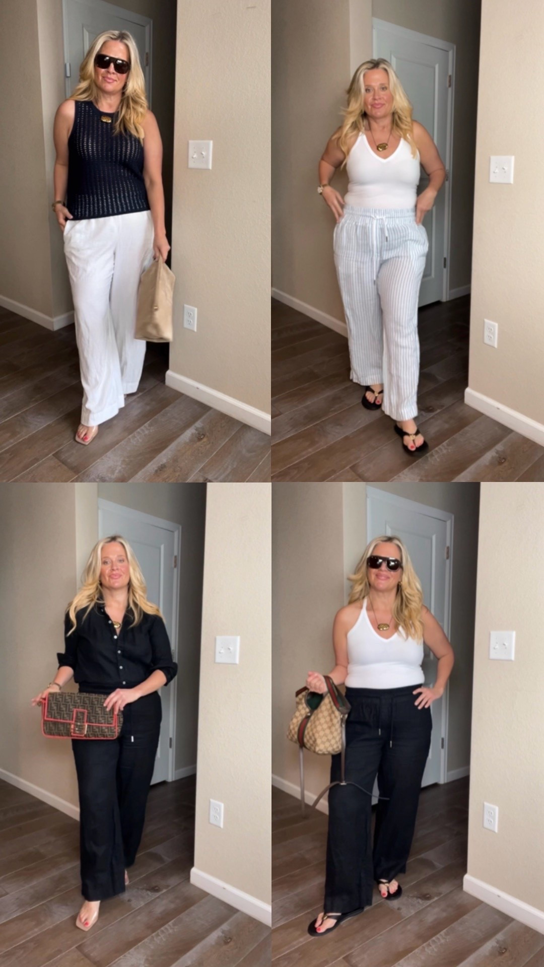 ✨Tap the bell, save and ❤️ for over 40 fashion, midlife style, midsize fashion and luxury looks for less. 

⬇️Sizing information:
Pants large tts
Tank large (size up if in between sizes.)
Button down medium tts

If you hate shorts… but also hate feeling hot all summer…
these are all the pants I keep reaching for.

They’re lightweight, breathable, don’t cling through the belly or thighs, and actually make outfits feel effortless instead of frustrating.

✨ relaxed without looking sloppy
✨ movement without extra bulk
✨ skims instead of squeezing
✨ keeps you cool while still feeling covered

I genuinely used to dread summer clothes.

Now these are the pants I throw on for errands, travel days, dinners, sports mom life, vacation… everything.

And the best part?
They FEEL comfortable while still looking elevated.

These are the kinds of pieces that quietly change your confidence because you stop fighting your clothes all day.

Comment “LINEN” and I’ll send the link before they sell out 🤍

👑 Helping you look good, feel good! — Lindsey Denver

#midlifefashion #linenpants #over40style #midsizefashion #genxstyle #summeroutfits #over50style #bodyconfidence #fashionover40 #outfitinspo

#LTKOver40

Comment SHOP below to receive a DM with the link to this post on my LTK ⬇ https://liketk.it/6ei7L
