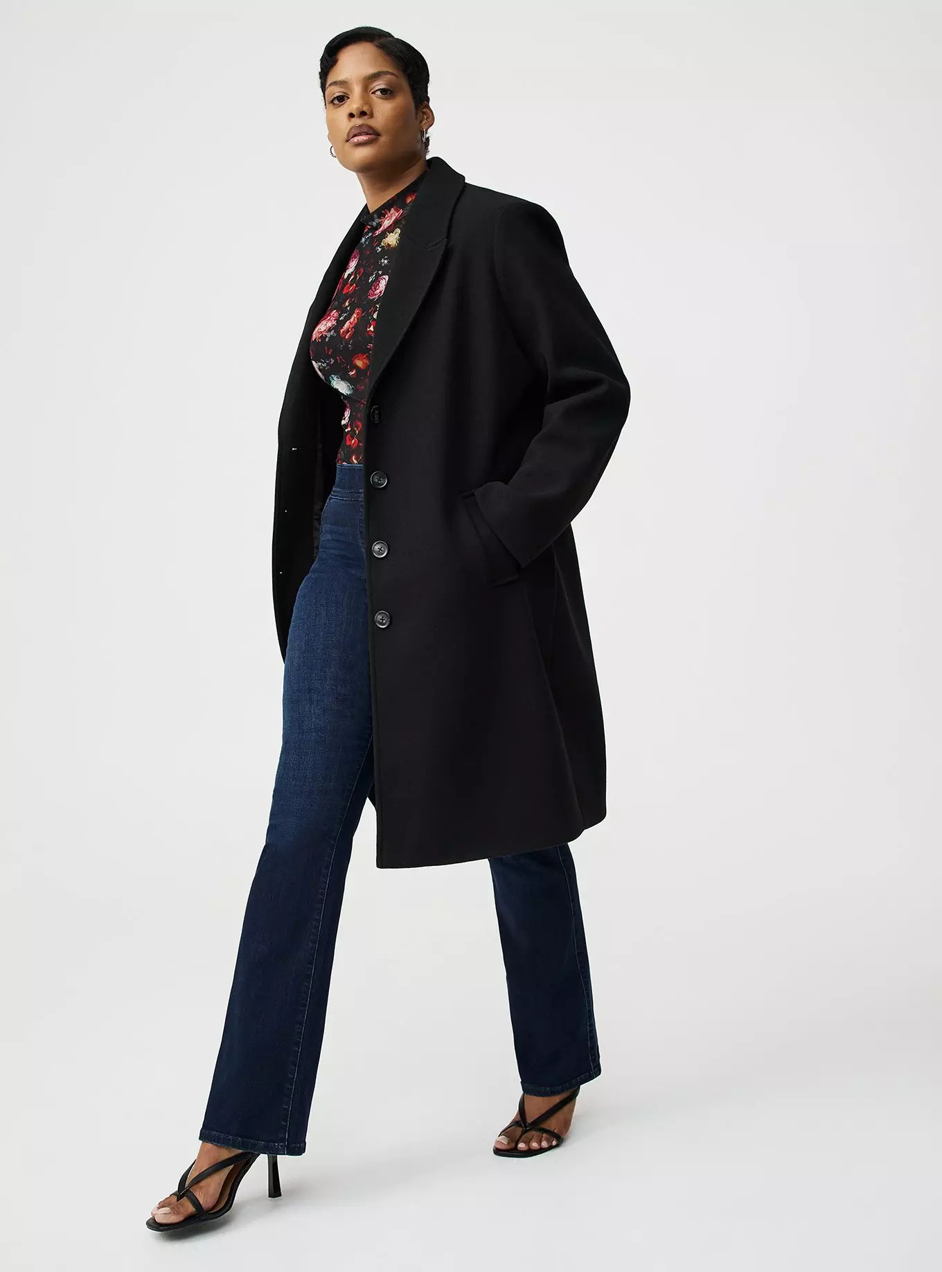 Faux Melton Trench Coat | Torrid (US & Canada)