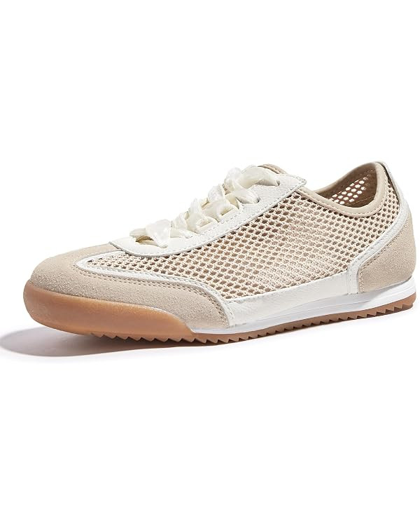 LUCKY STEP Women's Mesh Casual Fashion Sneakers Retro Breathable Walking Shoes Lightweight Classi... | Amazon (US)