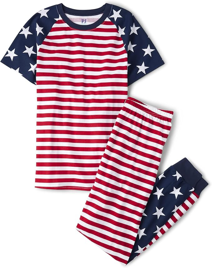 The Children's Place Baby Girls' Family Matching, 4th of July American USA Pajamas Sets, Cotton | Amazon (US)