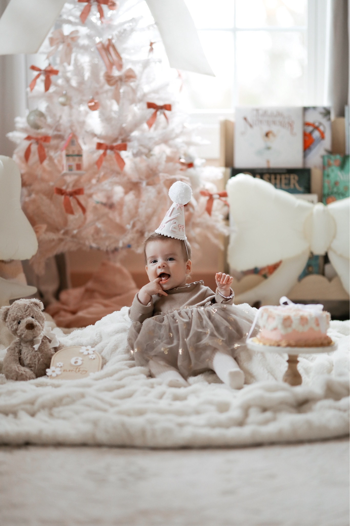 Our sweet 6 month old! 🎀 had lots of questions on everything. So linking here 🥰

Half birthday, half birthday shoot, bow balloons, bows, 1/2 birthday, 6 months old 

#LTKBaby #LTKHome #LTKHoliday