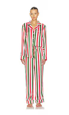 Show Me Your Mumu Classic PJ Set in Jolly Stripes Silky from Revolve.com | Revolve Clothing (Global)