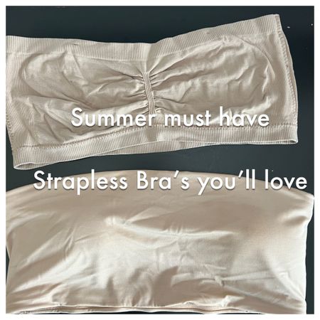 Summer Must Have

Two strapless bras you’ll love

Top is a Soft spandex type bandeaux type bra with removable padding and light support 
Really affordable and I use all summer long under dresses & tanks comes in white black and nude
Comfortable 

The bottom is the New strapless bra br Spanx has a non-removable cup for support and I loved its sewn in. It’s buttery soft, comfortable yet form fitting and does give more support than the one above. 

🚨 🚨SAVE 10% off all Spanx with my CODE: DEARDARCYXSPANX
Great free shipping and returns too



#LTKOver40 #LTKStyleTip