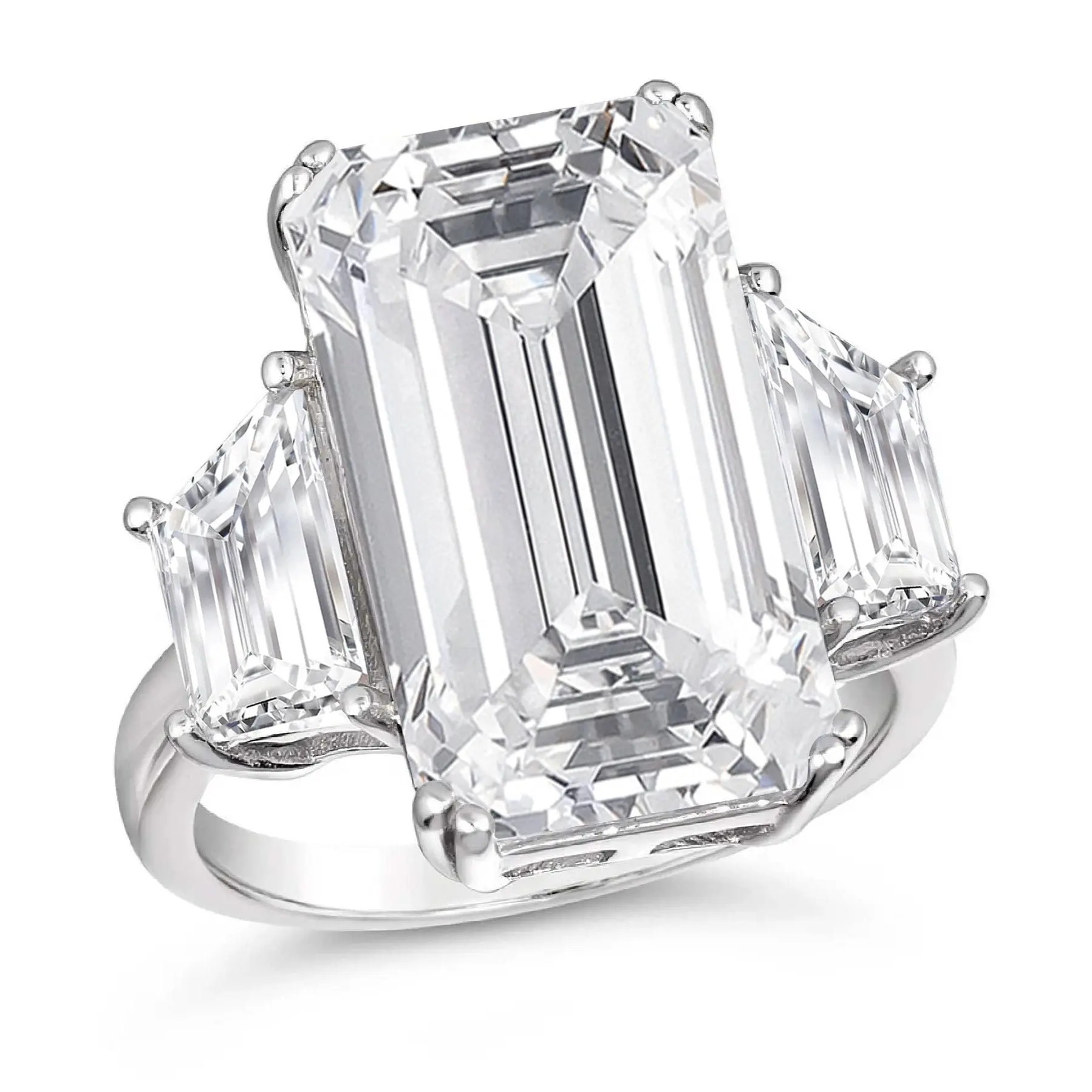 Anna Zuckerman Amelie 10 Carat Emerald Cut Ring | Anna Zuckerman