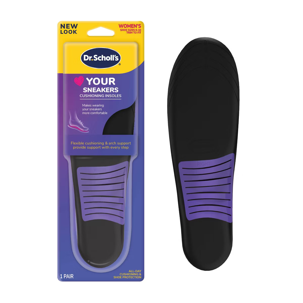 Dr. Scholl's Women's Love your Sneakers with Full Length Insoles - Trim to Fit - Size (6-10) 1 Pa... | Target