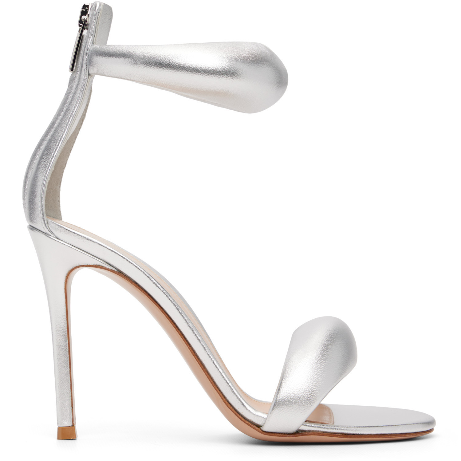 Gianvito Rossi Silver Bijoux Heeled Sandals | SSENSE