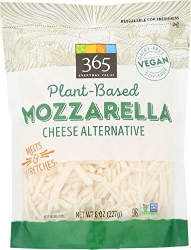 365 by Whole Foods Market, Plant-Based Cheese Shreds, Mozzarella, 8 Ounce | Amazon (US)