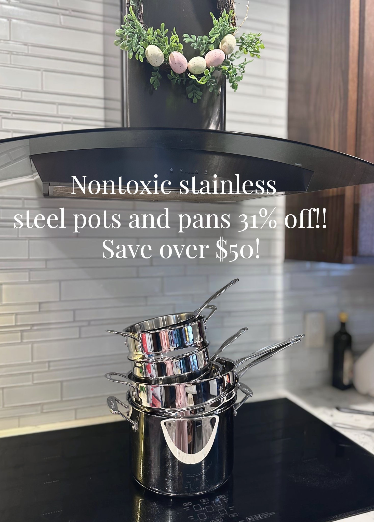 11 piece set non toxic stainless steel pots and pans! Over $60 off! Hurry before the spring sale is over. 

#LTKdayinmylife #LTKHome #LTKfoodie