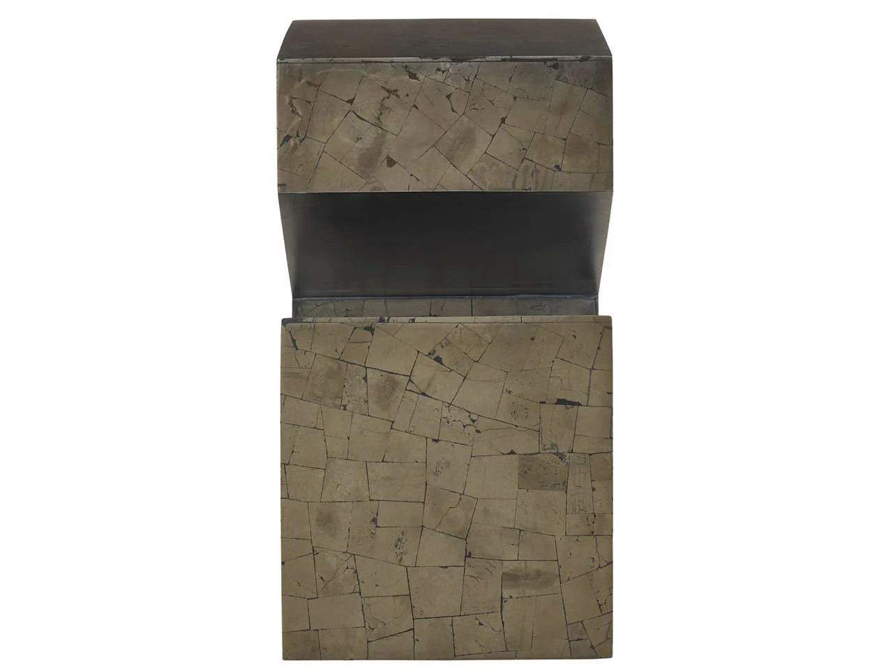 Modern Pyrite Side Table | Outrageous Interiors + Design