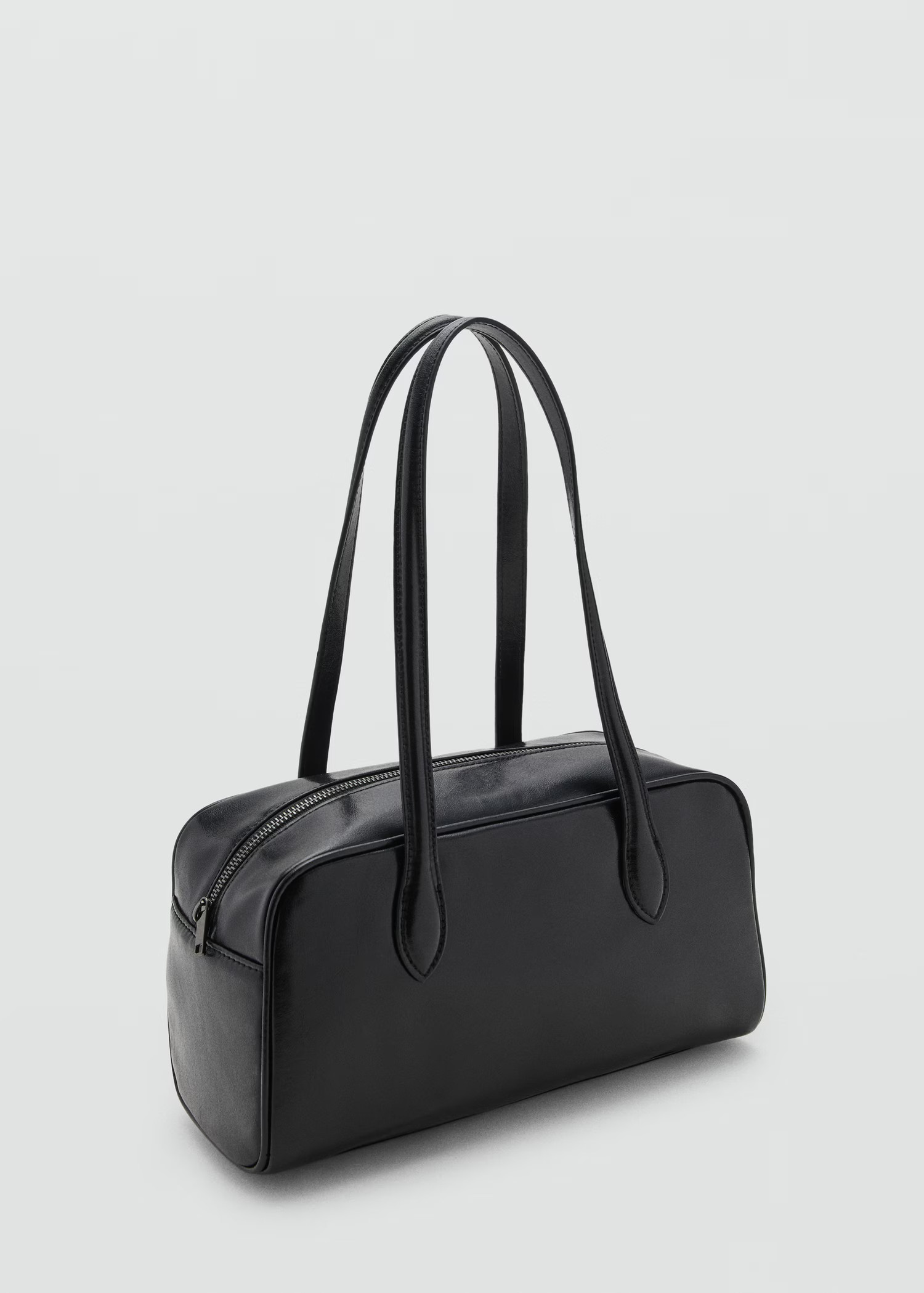 Bowling bag with leather-effect finish - Teen | MANGO USA | Mango (US/MX/AU)