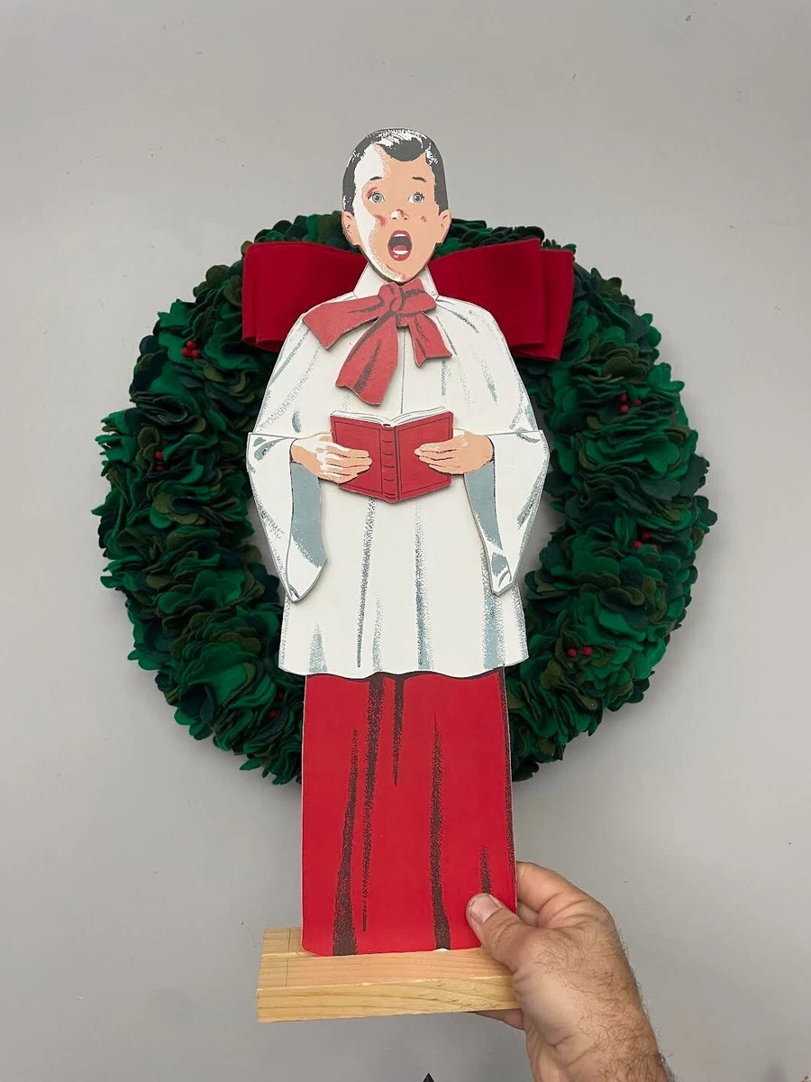 Douglas Fir Plywood Choir Boy Reproduction 20" Window Display  | eBay | eBay US