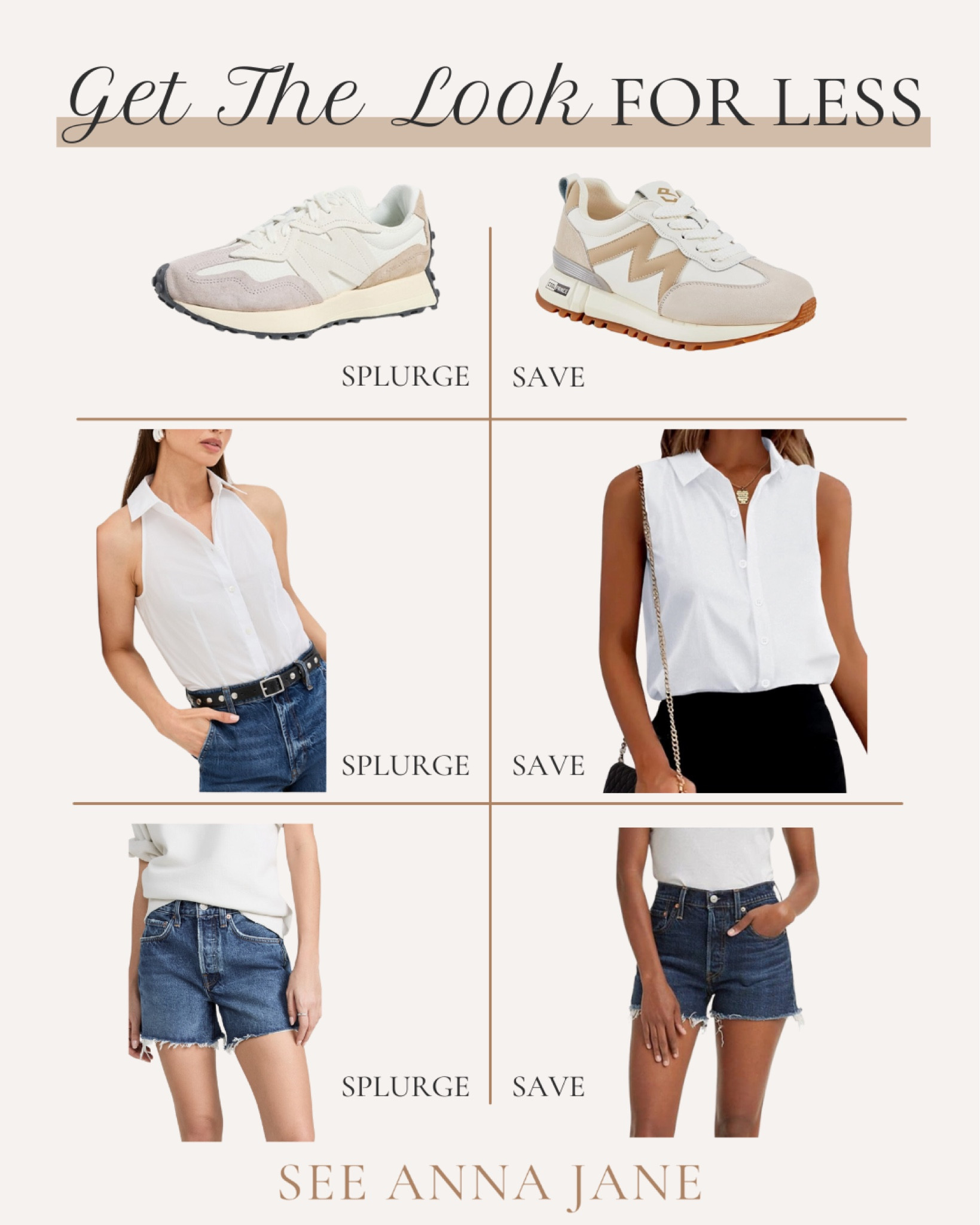 Get The Look For Less 🙌🏼

get the look for less // save vs splurge // save vs spend // summer fashion // summer outfits

#LTKFindsUnder50 #LTKFindsUnder100 #LTKStyleTip