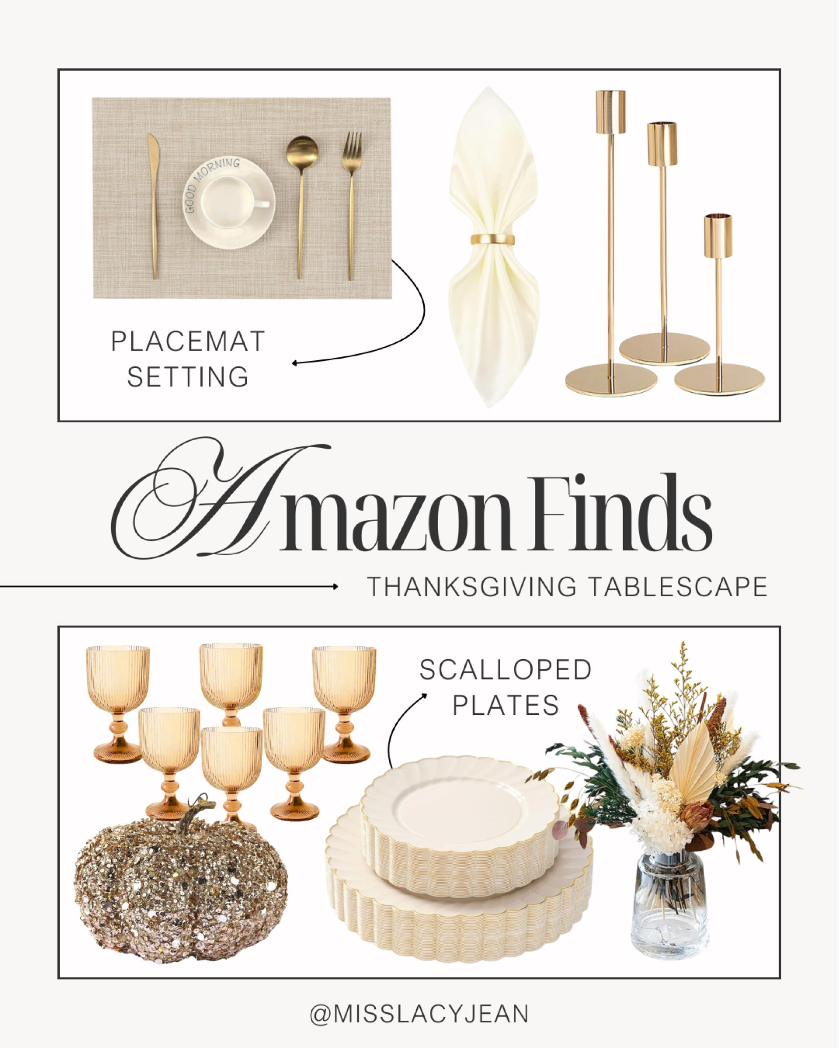 Amazon Thanksgiving Table Decor 🦃

thanksgiving table decor // thanksgiving table // thanksgiving decor // thanksgiving decorations // amazon home must haves // home essentials // amazon home // amazon finds // amazon must haves // home decor // affordable home decor

#LTKFindsUnder100 #LTKFindsUnder50 #LTKHome