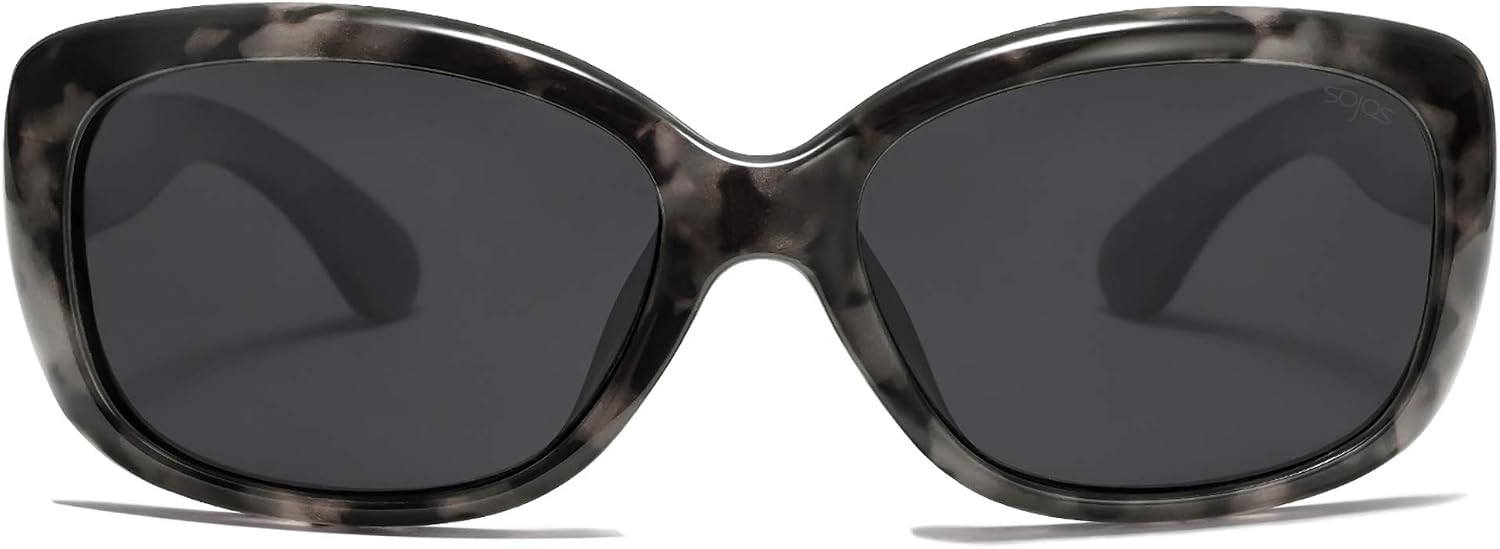 SOJOS Vintage Square Sunglasses for Women Men Polarized UV400 SJ2111 | Amazon (US)