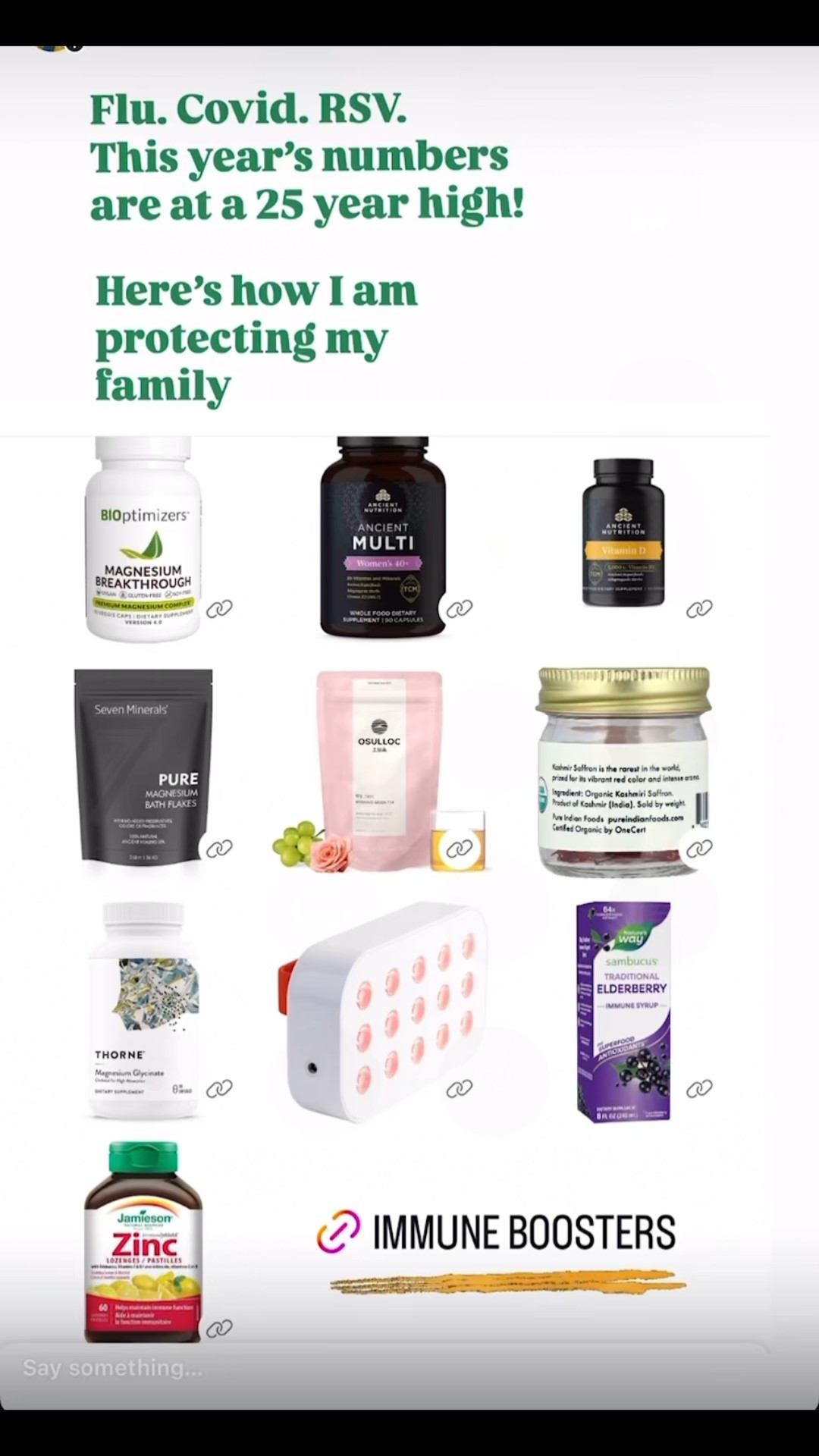 The flu is at an all-time high right now. These are items I use and recommend to help boost your immune system so you can fight off the flu. Covid chest colds all that winter and spring have to offer.

#vitamins #healthcare #immuneboost #fluseason #coldandflu

#LTKselfcare #LTKdayinmylife #LTKmomlife