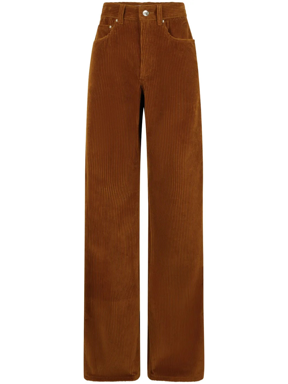 Rabanne wide-leg Corduroy Trousers - Farfetch | Farfetch Global