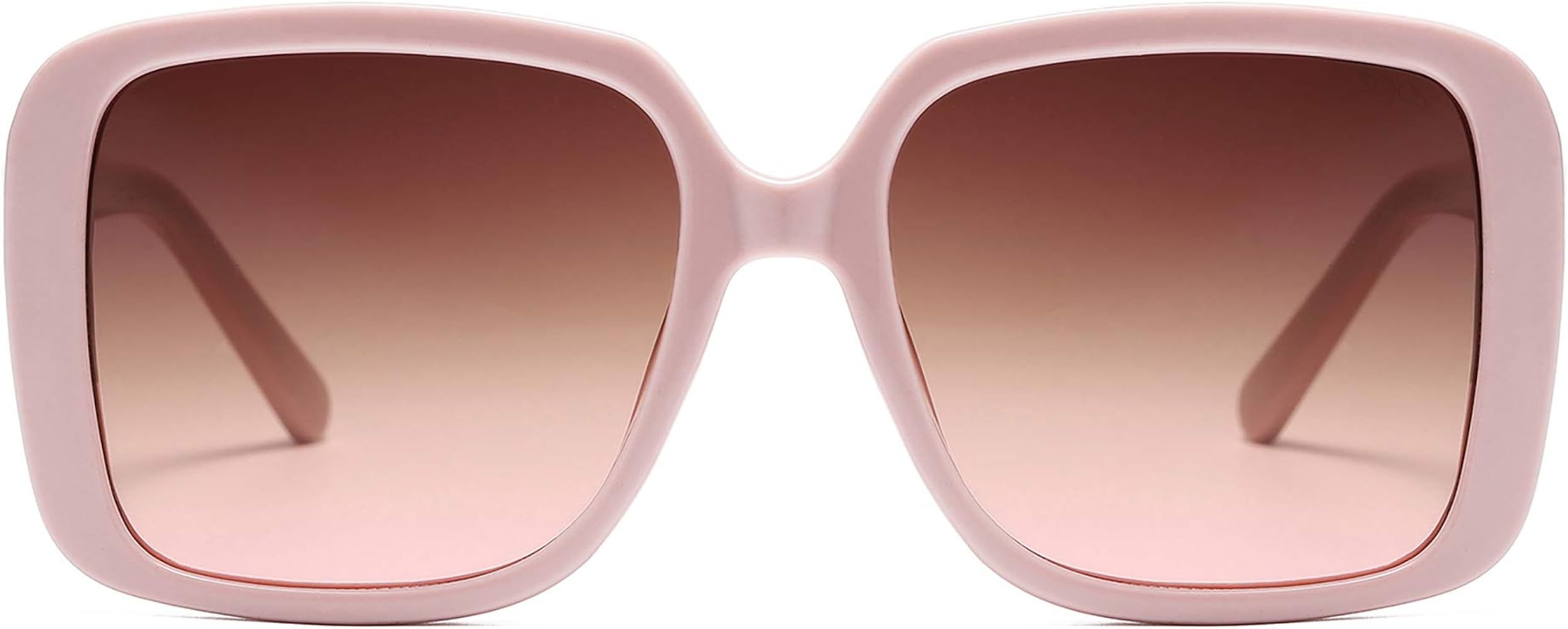 SOJOS Designer Oversized Square Sunglasses for Women Trendy Fashion Shades SJ2128 | Amazon (US)