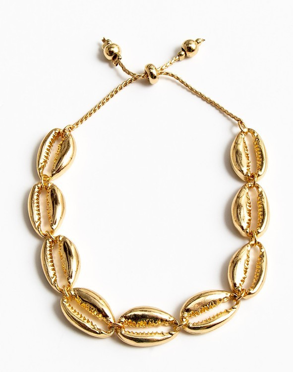 Gold Shells Bracelet | Callie Danielle