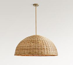 Marion Woven Dome Pendant (34") | Pottery Barn (US)