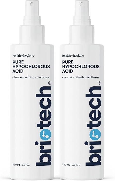 BRIOTECH Pure Hypochlorous Acid Spray and Cleanser, Original Premium HOCl Topical Solution, Multi... | Amazon (US)