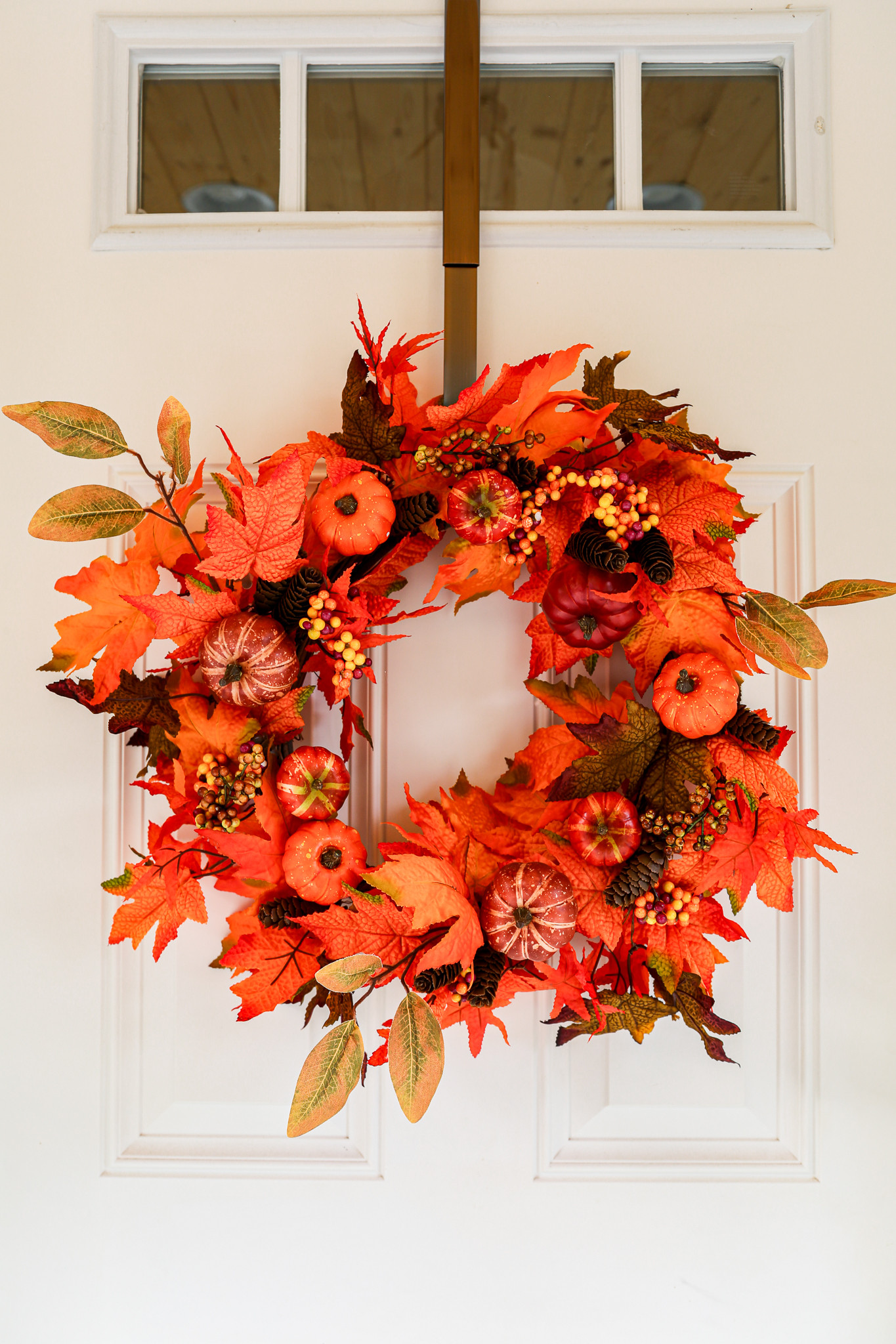 I love the wreath I picked for our autumn front door. It comes in a box and required about 15 minutes of zhuzhing to get it nice and full. 

I also love this adjustable wreath hanger. It allowed me to hang the wreath lower on the door so it can be seen from the road 

 

#LTKHome #LTKFindsUnder50