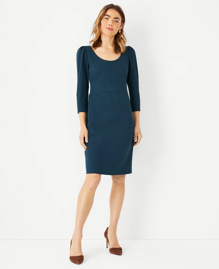 Scoop Neck Sheath Dress | Ann Taylor (US)