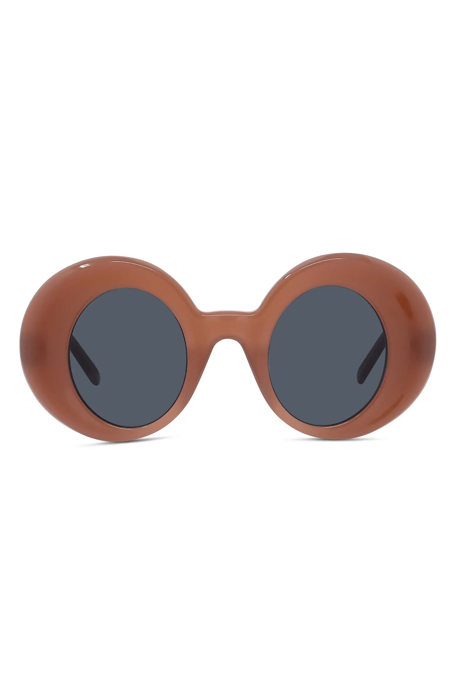 Curvy 44mm Small Round Sunglasses | Nordstrom