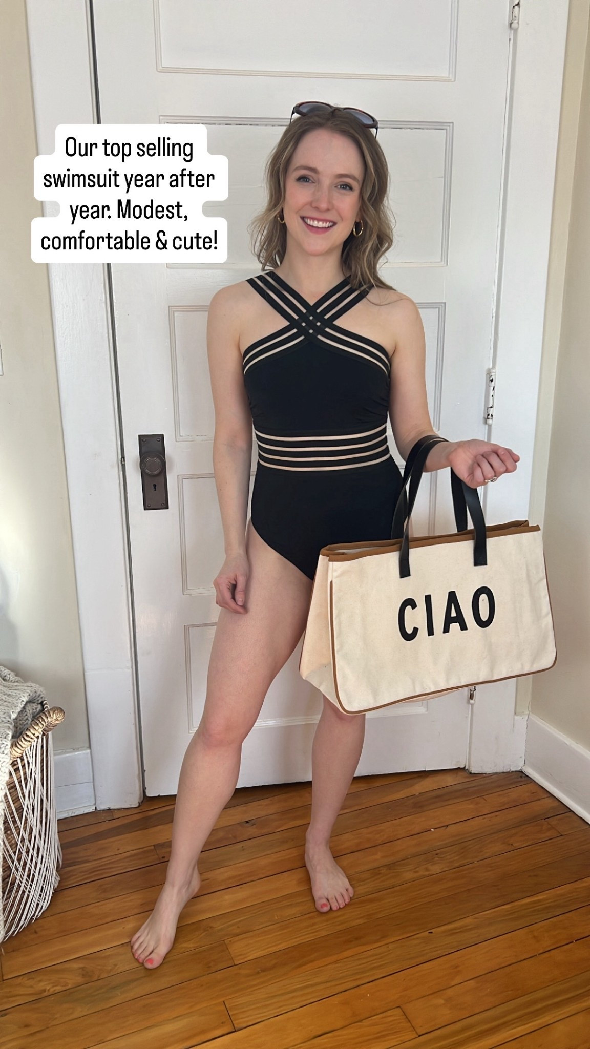 Our best selling one piece swim suit for women. Modest, flattering & comfortable! 

#LTKTravel