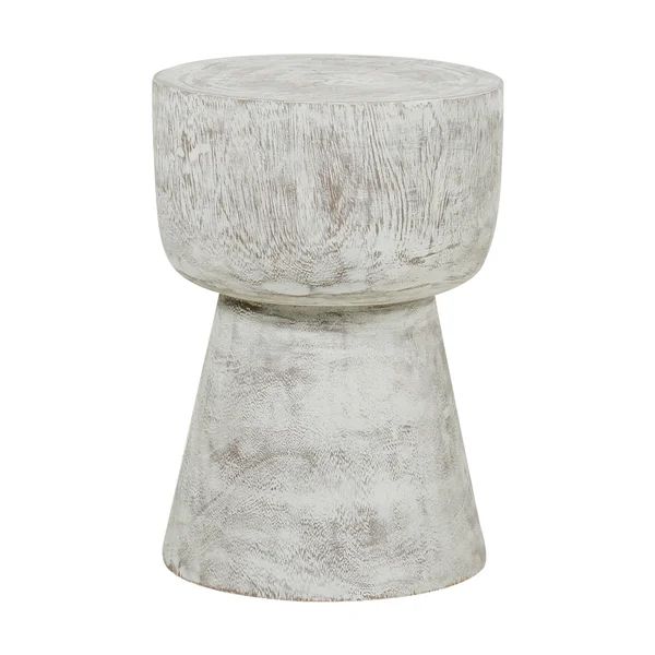 Naber 16'' Tall Solid Wood Pedestal End Table | Wayfair North America