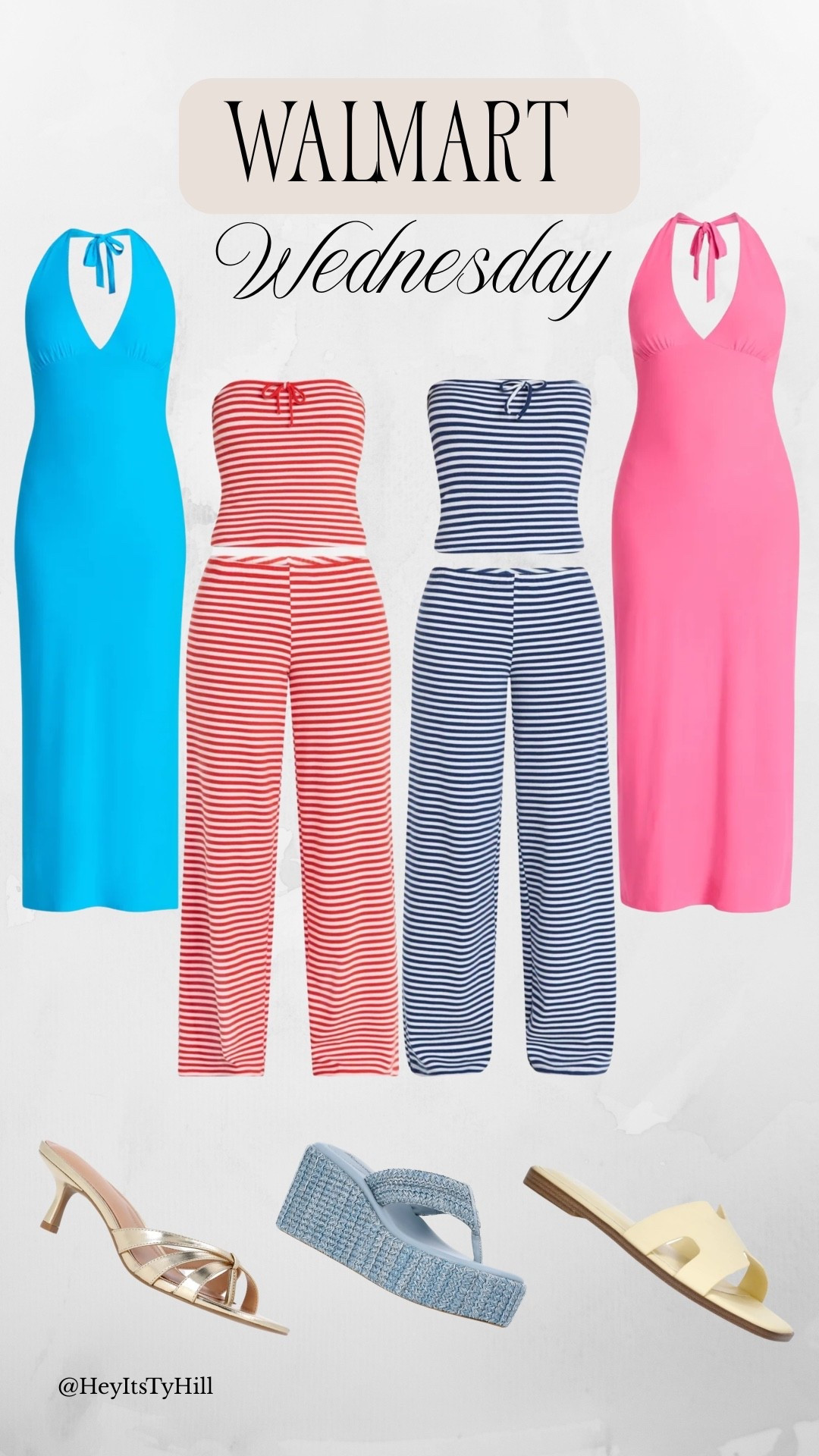 Walmart summer finds that look way more expensive than they are 💙💕 The striped sets, bright vacation dresses, and easy sandals are giving poolside dinner energy in the best way.

#walmartfashion #summerstyle #vacationoutfits #beachvacationstyle #affordablefashion #summerdress #matchingsetstyle #resortwear #walmartfinds #everydayfashion #casualchic #vacationlooks #springsummerstyle #colorfulstyle #stylefinds

#LTKSeasonal #LTKootd #LTKTravel