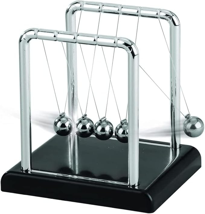 Enfeite Decorativo Pêndulo de Newton Para Escritório Sala Quarto 13.5 cm Premium | Amazon (BR)