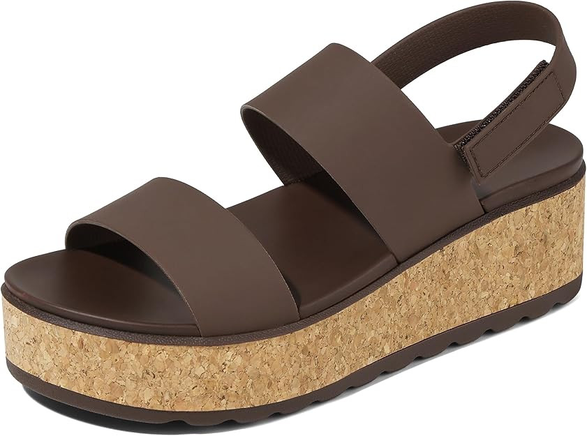 Marc Ford Women's 2026 Platform Wedge Cork Sandals Chunky Lug Sole Lightweight Comfortable Summer... | Amazon (US)