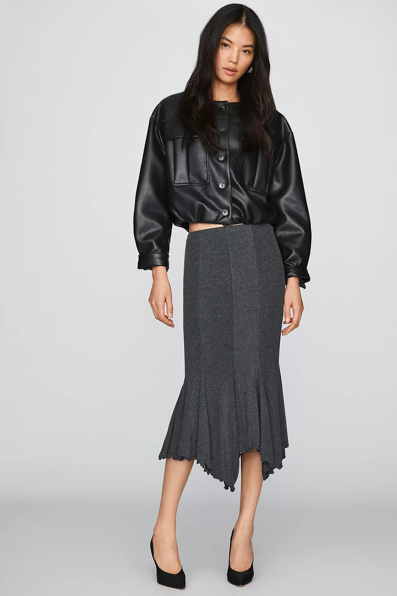 By Anthropologie Hanky-Hem Sweater Skirt | Anthropologie (US)