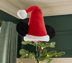Disney Mickey Mouse Santa Hat Christmas Tree Topper | Pottery Barn Kids