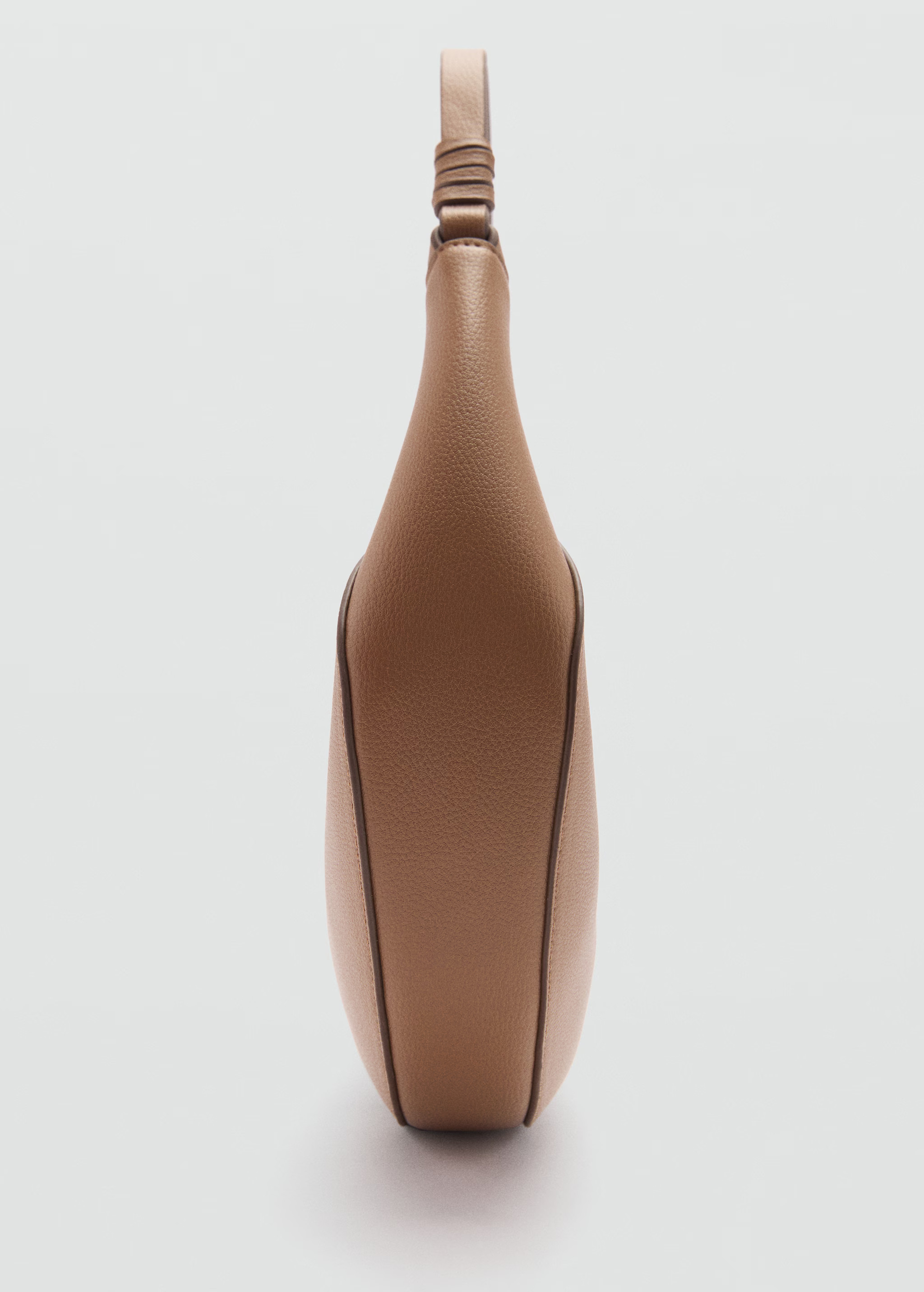 Leather-effect shoulder bag - Woman | MANGO United Kingdom | MANGO (UK)