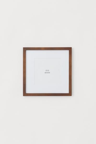 Frame in Forest Stewardship Council certified wood with acrylic glazing. Metal sawtooth hangers a... | H&M (US + CA)