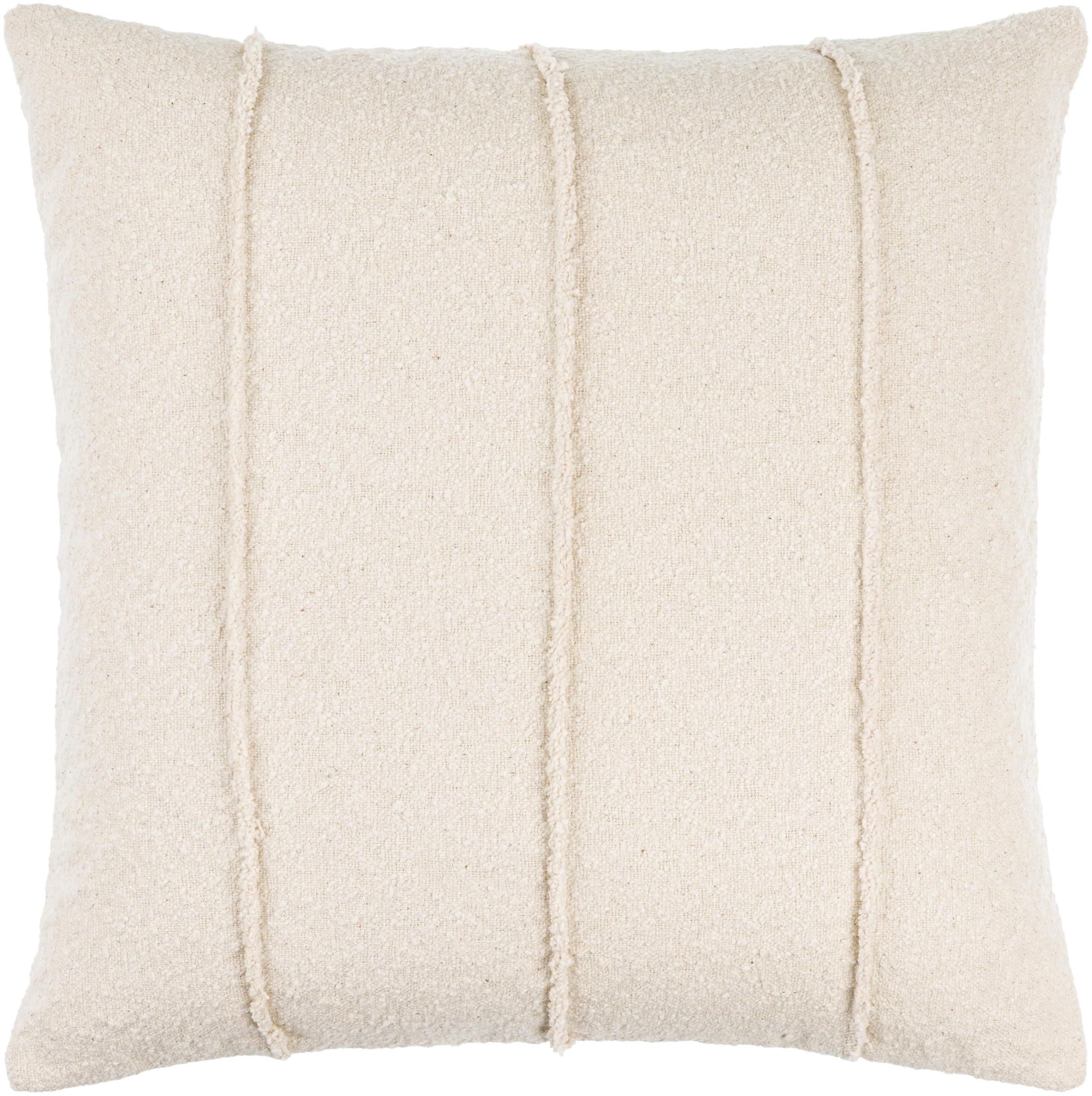 Surya x Becki Owens Modern Mindy Accent Pillow Cover only, 20" L x 20" W, Light Beige | Amazon (US)