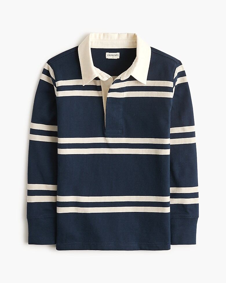 Boys' long-sleeve rugby polo shirt | J.Crew Factory