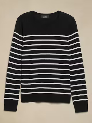 Forever Crew-Neck Sweater | Banana Republic Factory