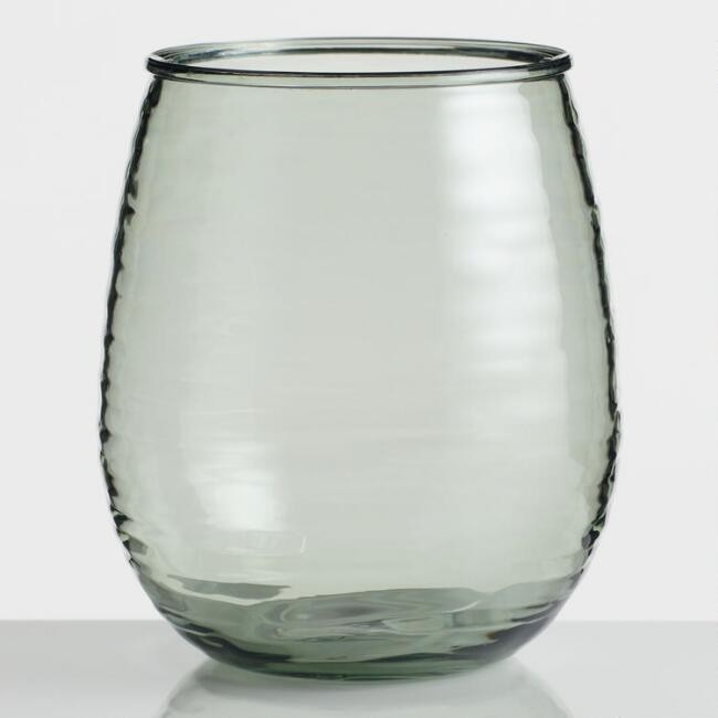 Alfresco Textured Acrylic Stemless Wine Glass Set Of 4 | World Market