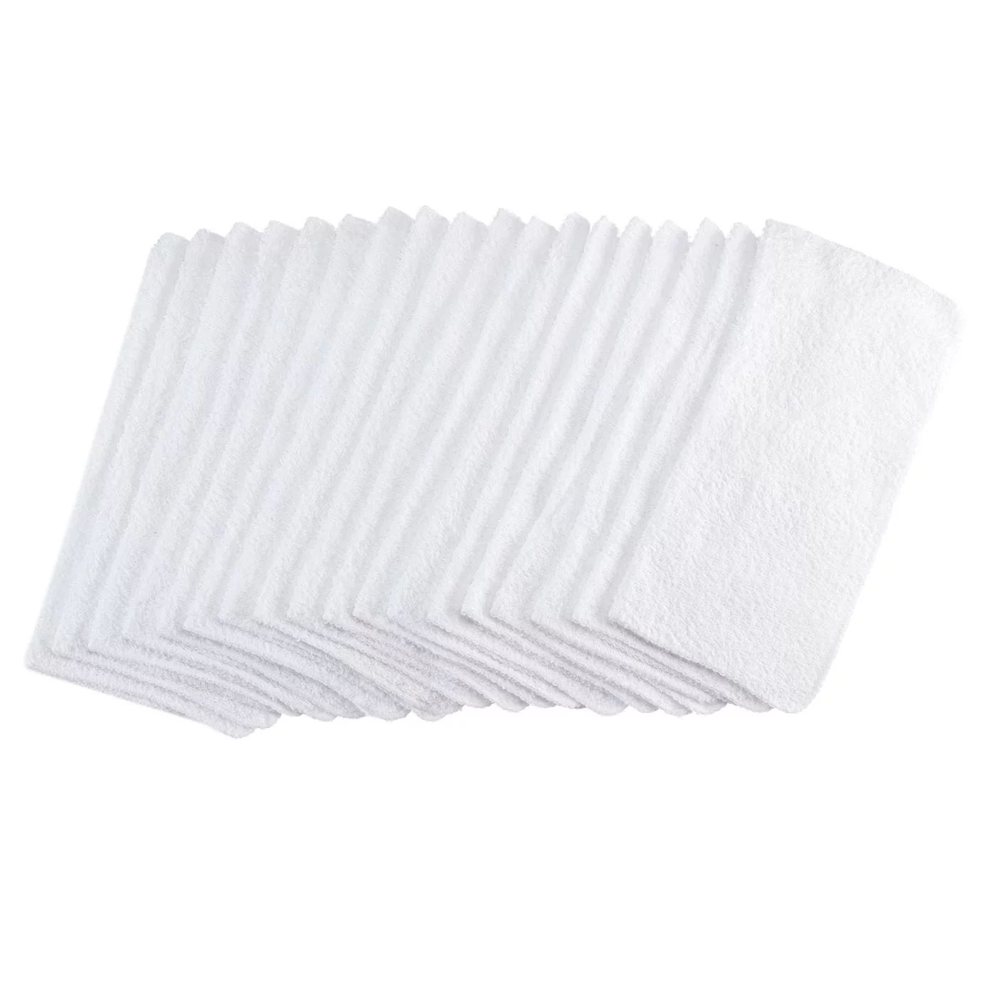 Mainstays Cotton Washcloth Bundle Collection, 18 Pack, White | Walmart (US)